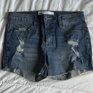 RSQ Blue Distressed Jean Shorts